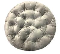 SuperKissen24. Coussin de Fauteuil Suspendu - Coussin Fauteuil Jardin - Oreillers de Oeuf Suspendu - Coussin Rond - Oreiller Moelleux - Argent