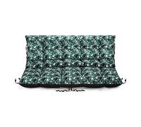 SuperKissen24. Coussin Dossier pour Banc de Jardin Canapé - 120x50 cm et Appui 120x60 - Intérieur/Extérieur - imperméable - Exotic