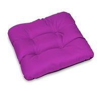 SuperKissen24. Coussin pour Chaise, Siège, Banc de Jardin, Canapé - Lot de 4 Coussins 45x45 cm - Bain de Soleil - Intérieur/Extérieur - imperméable - Fuchsia