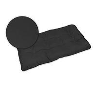 SuperKissen24. Coussin pour Chien, Matelas pour Chiens de Petite, Moyenne et Grande Taille, imperméable, Lavable, Taille XXL, Noir