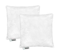 SuperKissen24 Lot de 2 Oreillers en Microfibre 80x80 cm avec Garnissage Fibre Polyester - Hypoallergenique Oreillers Dodo