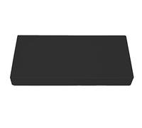 SuperKissen24. Matelas Coussin Dossier pour Palette Canapé 80x40 cm - Intérieur/Extérieur - imperméable - Mousse - Noir