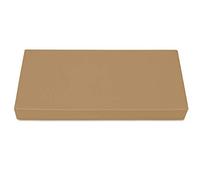 SuperKissen24. Matelas Coussin Dossier pour Palette Canapé 80x40 cm - Intérieur/Extérieur - imperméable - Mousse - Beige