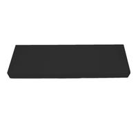SuperKissen24 Matelas Coussin Dossier pour Palette Canapé Appui 120x40 - Intérieur-Extérieur - imperméable - Mousse - Noir