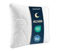 SuperKissen24. Oreillers en Microfibre 40x40 cm avec Garnissage Fibre Polyester - Hypoallergenique Oreillers Dodo - Coussin de Canapé Decoratif - Good Sleep Blanc