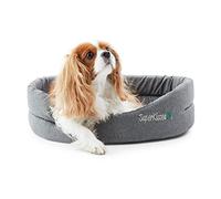 SuperKissen24. Panier Chien - Lit pour Chien y Chat - Lavable et Imperméable Coussin Chien - Certificat Oeko-Tex - pour Les Petits Chiens de Grande et Moyenne Taille - 97x83 cm - Gris Lin