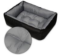 SuperKissen24 Panier pour Chien - Lit pour Chien - Apaisant - Taille M - Gris