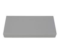 SuperKissen24 Tapis pour Chien Dehoussable Coussin pour Chien Petit Moyen et Grand - Matelas Chien Imperméable - 80x40 cm - Gris