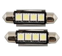 Superlite BOM12618 Ampoule 4 LED de Plafonnier, Lumière Blanche, 42 mm, Set de 2