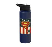 Superman 10 Cents Logo Stainless Steel Insulated Water Bottle