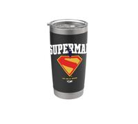 Superman (2025) College Logo Gobelet isotherme en acier inoxydable double paroi