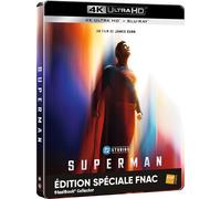 Superman 2025 Édition Collector Spéciale Fnac Steelbook Blu-ray 4K Ultra HD