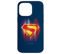 Superman (2025) Glowing Shield Coque pour iPhone 14 Pro Max
