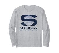 Superman (2025) S World Logo Manche Longue