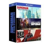 3 Films d'animation : l'homme de Demain + La Mort et Le Retour de Superman + Red Son [Blu-Ray]