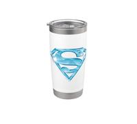 Superman 85th Anniversary Diamond Shield Gobelet isotherme en acier inoxydable double paroi