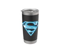 Superman 85th Anniversary Diamond Shield Gobelet isotherme en acier inoxydable double paroi