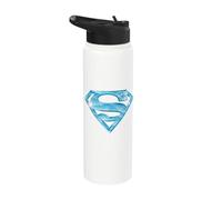 Superman 85th Anniversary Diamond Shield Stainless Steel Insulated Water Bottle