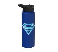 Superman 85th Anniversary Diamond Shield Stainless Steel Insulated Water Bottle