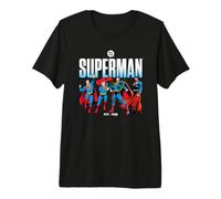 Superman Across The Years Line Up T-Shirt Haut de Gamme