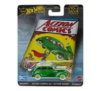 Superman Action Comics 1 Modèle Auto Sedan Échelle 1:64 7cm Hot Wheels HVJ50