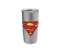 Superman Action Shield Gobelet isotherme en acier inoxydable double paroi