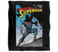 Superman Alternate Plaid Ultra Doux au Toucher Soyeux - 152 x 127 cm