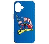 Superman American Flag Coque pour iPhone 16