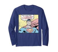 Superman Bad Guys Get Coal Manche Longue