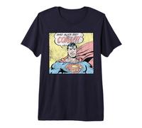 Superman Bad Guys Get Coal T-Shirt Haut de Gamme