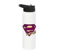 Superman Bizarro Shield Stainless Steel Insulated Water Bottle