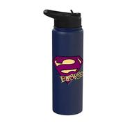 Superman Bizarro Shield Stainless Steel Insulated Water Bottle