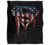 Superman Bleeding Shield Plaid Ultra Doux au Toucher Soyeux - 152 x 127 cm