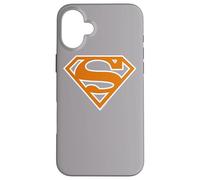 Superman Burnt Orange & White Shield Coque pour iPhone 16 Plus