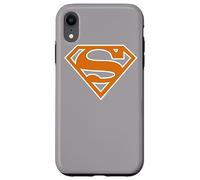 Superman Burnt Orange & White Shield Coque pour iPhone XR