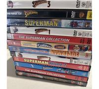 Superman Cartoon Bulk Massive 12 Collection Rare - Coffret Dvd