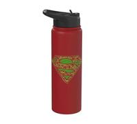 Superman Circuits Shield Stainless Steel Insulated Water Bottle