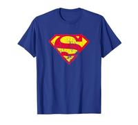 Superman Classic Logo Distressed T-Shirt