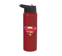 Superman Classic S Logo Stainless Steel Insulated Water Bottle