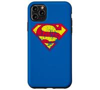 Superman Classic Yello & Red Logo Distressed Coque pour iPhone 11 Pro Max