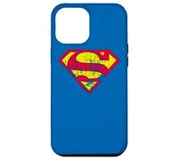 Superman Classic Yello & Red Logo Distressed Coque pour iPhone 12 Pro Max