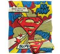 SUPERMAN - Couverture Super Douce Silky Touch 152 x 127 cm