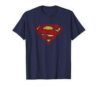 Superman Crackle S Shield T-Shirt