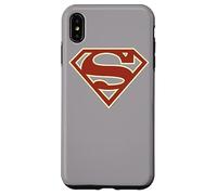 Superman Crimson & Cream Logo Shield Coque pour iPhone XS Max
