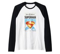 Superman Daily Planet Style journal Manche Raglan