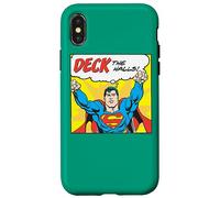 Superman Deck The Halls Coque pour iPhone X/XS