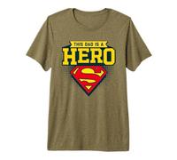 Superman Father's Day This Dad is A Hero T-Shirt Haut de Gamme