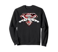 Superman Flying Broken Shield Sweatshirt