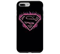 Superman Fuchsia Flames Shield Coque pour iPhone 7 Plus/8 Plus