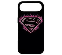 Superman Fuchsia Flames Shield Coque pour iPhone Air